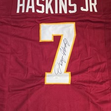 Dwayne Haskins Jr. Washington Commanders Autographed Jersey JSA RIP