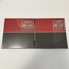 2 NEW Ampex 631 Professional Audio Reel To Reel Tape 7" 1/4 x 1200 Sealed