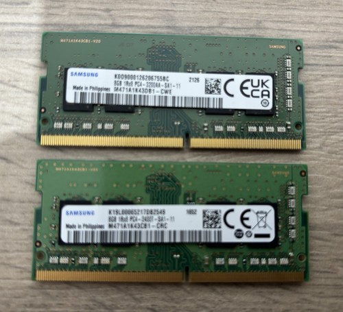 Samsung 16GB (2 x 8GB) PC4-3200 PC4-2400 Laptop RAM Memory