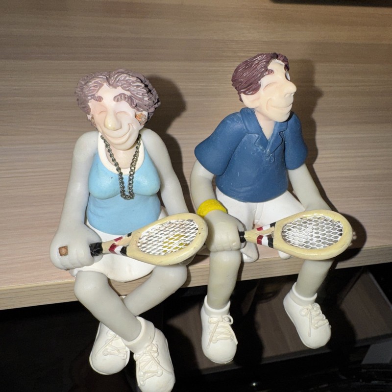D. Manning Figurines Shelf Sitters Tennis