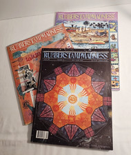 3 RubberStampMadness Magazines May/June, July/Aug, Sept/Oct, 1998 Arts  Crafts