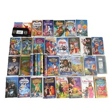 Walt Disney Classic VHS Tapes. Some Rare. Some Black Diamond. Lot Of 36
