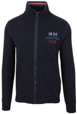 Paul & Shark Yachting Herren Strickjacke Cardigan Größe L 100% Baumwolle Navy