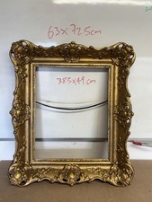 Large Vintage Gold Floral Ornate Art Frame Vintage Wooden Gold Picture Frame