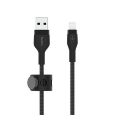 Belkin BoostCharge Pro Flex USB-A to Light-ning Cable 2M Black