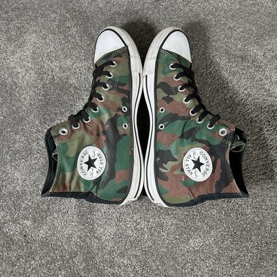 Converse Chuck Taylor All-Star Hi 162875C Mens 9 Womens 11 Camo Rose Patch Shoes Converse Chuck Taylor All-Star Hi 162875C Mens 9 Womens 11  main image 4