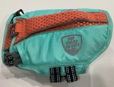 FRISCO-Pup Guard On Duty Active Life Jacket Size XS Turquoise  Blue  ~ NEW
