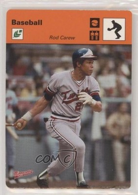 2005 Leaf Sportscasters Orange Fielding Ball 28/40 Rod Carew #41 HOF fm0