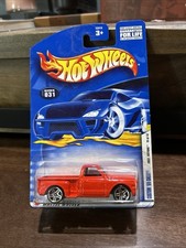 Hot Wheels 2002 First Editions Custom 69 Chevy Pickup 031 Red. Ships Fast