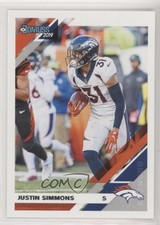 2019 Panini Donruss Aqueous Test Justin Simmons #88 1i7