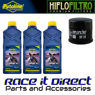 Öl & Filter Kit für Suzuki SV650 S 1999-2002 Putoline & Hiflo