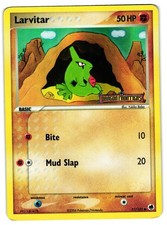 Pokemon TCG Larvitar 51/101 EX Dragon Frontiers Stamped Reverse Holo LP on eBay
