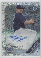2019 Bowman Chrome Prospect Speckle Refractor 290/299 Brock Burke Auto 11qy