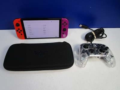 FUNKTIONIERENDE Nintendo SWITCH OLED POKEMON EDITION VIDEOSPIELKONSOLE Controller