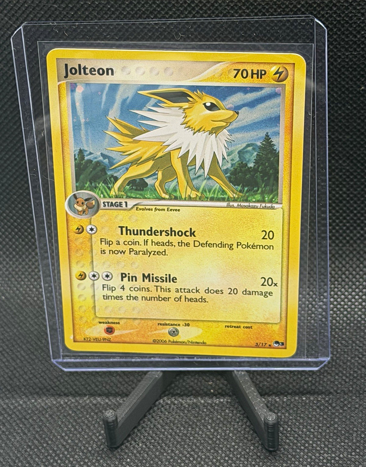 Pokemon Jolteon 003/017 Holo Rare