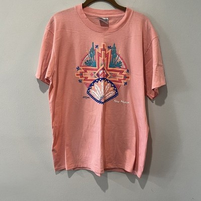 Vintage Nathan Richards T-Shirt XL New Mexico 3D 1992 Single Stitch Oneita