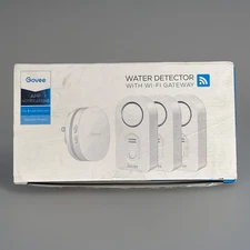 Govee H5040 Water Detector 3-pack With RF WiFi Gateway Adjustable Alarm