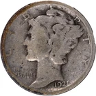 1921 10c Mercury Silver Dime ~ Good