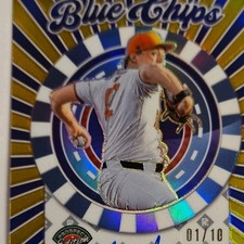 Panini 2025 Prospect Liam Doyle St. Louis bluechip Gold Prizm Auto /10