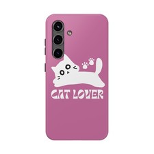 Cat Lover Tough Phone Case  iPhone Samsung, Cute Cat Design