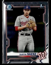 2021 Bowman Draft Dustin Saenz #BDC-14 Chrome