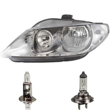 Halogen Scheinwerfer links für Seat EXEO 3R2 Bj. 12.08- H7/H1 inkl. PHILIPS