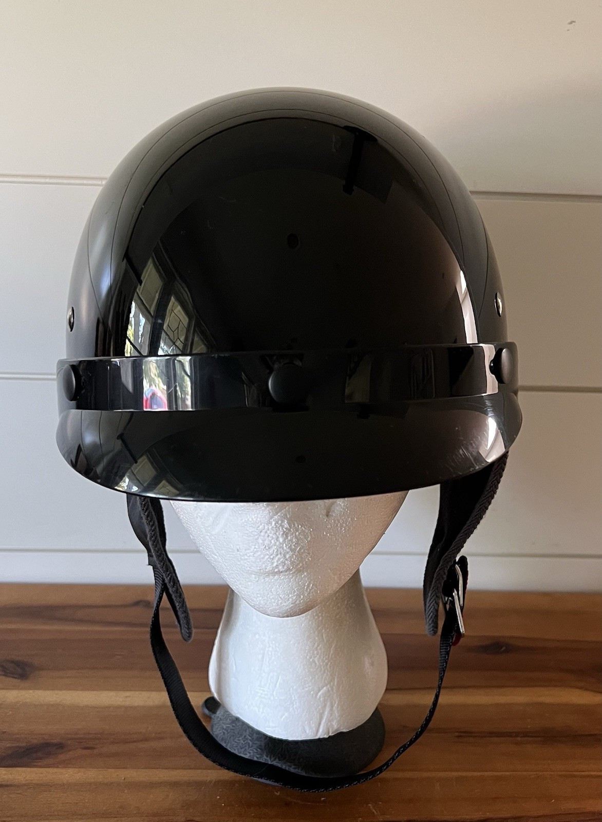 Vega XTA Black Touring Motorcycle Half Helmet Size S