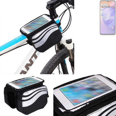 Fahrrad Halterung für Tecno Spark 9T Rahmenhalter Fahrradtasche Rahmentasche Sc