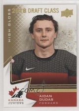 2020-21 Team Canada Juniors 2018 Draft Class High Gloss /25 Aidan Dudas #91 04u3