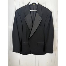 Christian Dior Wool Tuxedo Jacket Black Size 46 Men's