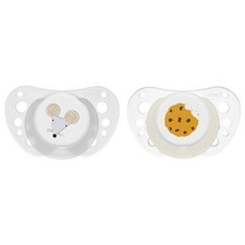 2 Pack PHYSIOFORMA AIR Silicone Soacers 16-36 Months White Grey Bean