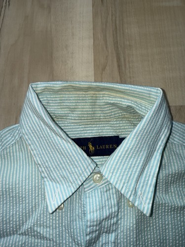 Polo Ralph Lauren Button Up/Texturized/Clubbing/Vacationing/Elegant Attire/ - Picture 6 of 17