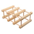 1Pc Wooden Red Wine Rack Water Bottle Display Holder Kitchen Storage Rack