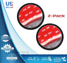 2-Pack 65mm 3M Adhesive Dashboard Pad Mounting for Garmin Nuvi 56 57 58 LM/T GPS