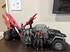 GI Joe Classified Cobra Stinger 4WD Attack Vehicle And HMS Missile Launcher Lot