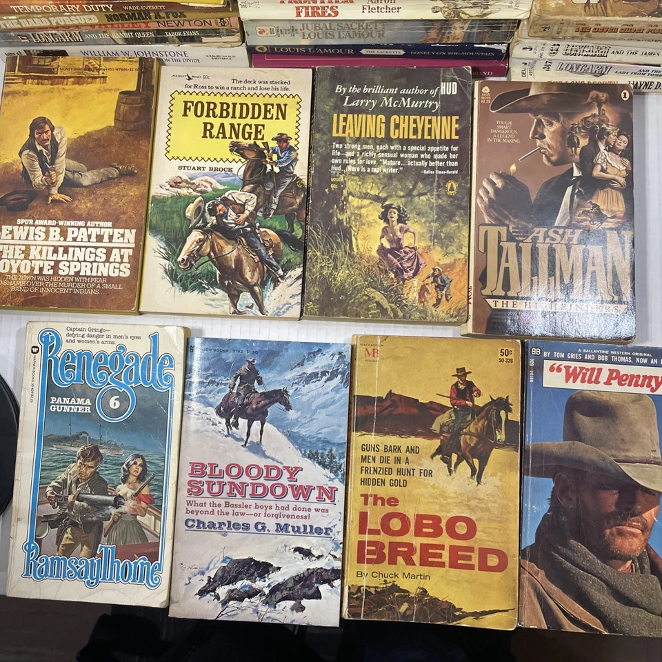 Louis L ‘Amour William W Johnstone And More / Western Paperback Book Lot of 51 Foto 3 de 4