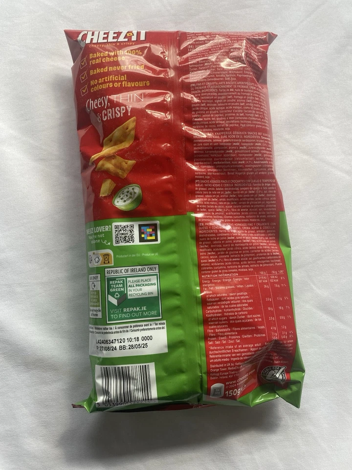 International Snack Bundle Mitsuba Cheezit Crisps Poppadoms Sour Cream Curry - Image 3 of 4