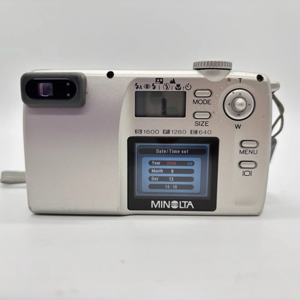 Konica Minolta Dimage E203 2MP CCD Compact Digital Camera, 1GB SD Card *READ* - Image 4 of 4