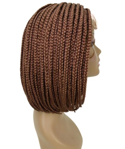 LUXLUXE Tiara gerade 12 Zoll lang 4X4 handgebundene Spitze geflochtene Perücke, BLB-0140 - Bild 59 von 128