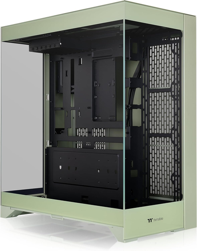 CTE E550 TG Matcha Green Mid Tower ATX Case; 3 Tempered Glass Panels; Hidden-Con - Afbeelding 9 van 12