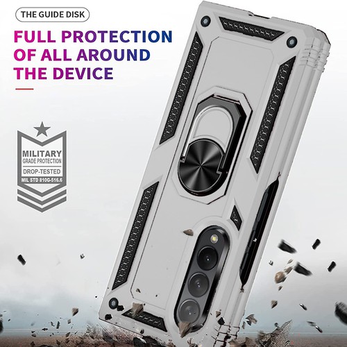 For Samsung Galaxy Z Fold 4 Case Phone Cover Shockproof Ring Holder Kickstand - Picture 47 of 48