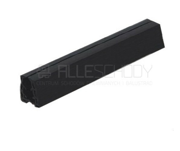 Nutrohr 42mm Glasleistenrohr Eiche Eichenholz Gebeizt Und Lackiert Nut 24x24mm