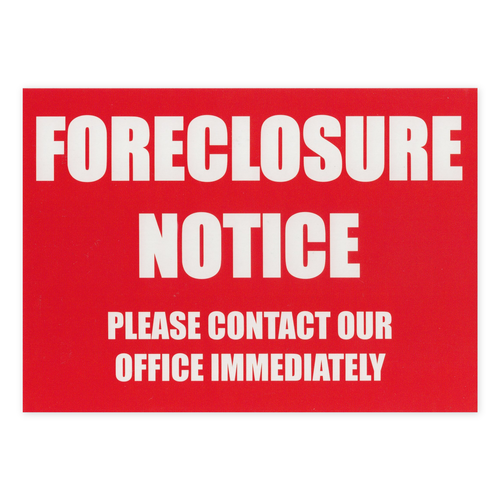 (10-Pack) Prank Postcards - Foreclosure Notice - Send Them To Victims Yourself - Afbeelding 2 van 5