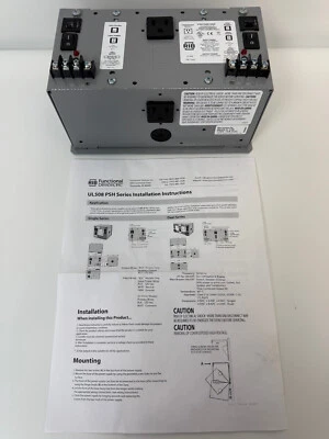 FUNCTIONAL DEVICES, INC. FUNCTIONAL DEVICES RIB PSH100A100A DUAL 100 VA POWER SUPPLY NEW NOT IN BOX