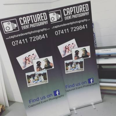 Banner Personalizzato A Rullo - Display Retrattile Per Affari Con - Foto 2