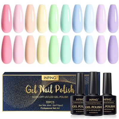 Beauty at Your Fingertips: 10 Pastel Gel Polishes for Creative Nail Designs