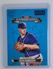 Drew Rasmussen Debut Diamond Kings Artist's Proof 2021 Panini Baseball DDK-M8