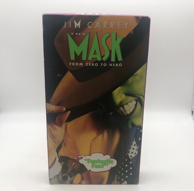 The Mask : From Zero To Hero VHS 1995 Movie Full Screen Edition Jim Carrey