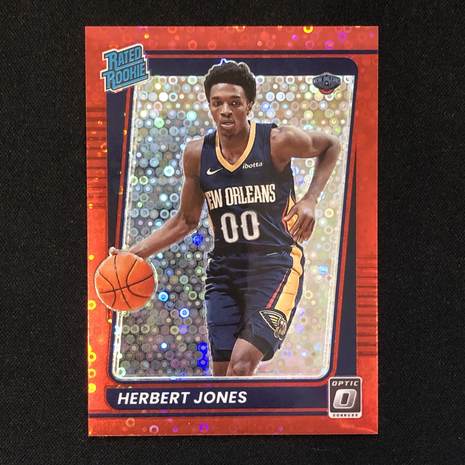 2021-22 Panini Donruss Optic-Herbert Jones RC Fast Break Red Prizm /85 #157