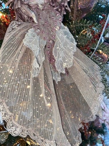 Vintage Angel Ornament by Louis Nichole1985 Rare 16” Delicate Detail Handpainted - Picture 6 of 24